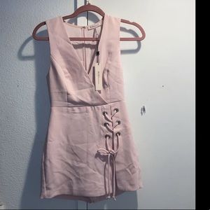BCBGMAXAZRIA pink romper
